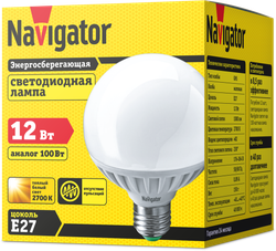 Лампа Navigator 94 147 NLL-G95-12-230-2.7K-E27