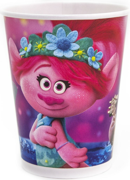 Стаканы (250 мл) "Тролли", 6 шт.
