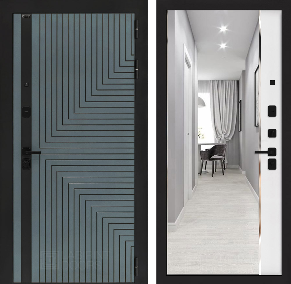 Кредор зеркало Панорама белый софт