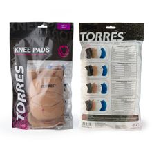 Наколенники спортивные TORRES Classic PRL11016L-04, размер L, бежевые