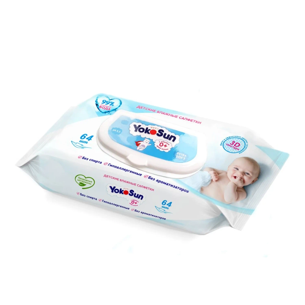 Влажные Салфетки Yokosun 64 шт