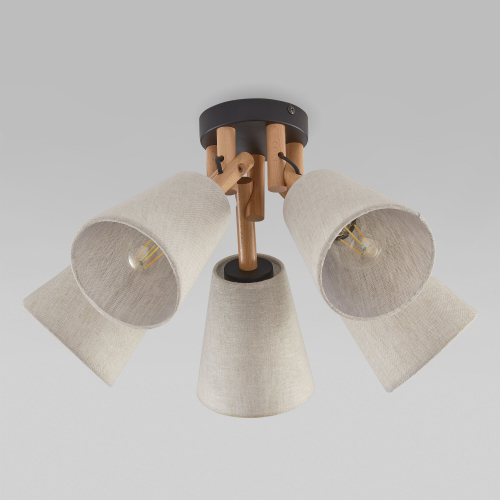 Потолочный светильник с тканевыми абажурами 575 Vaio Nature