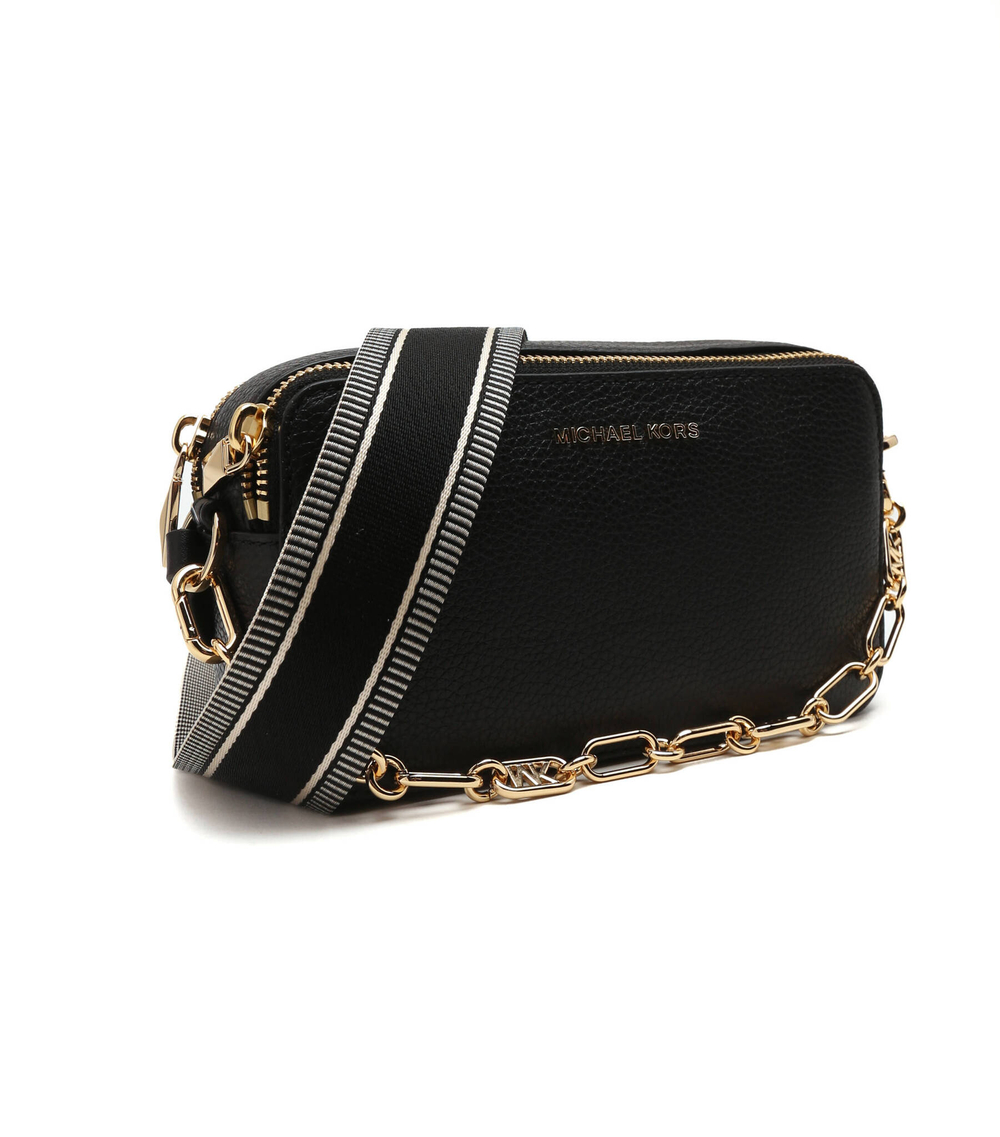 Кожаная сумка-мессенджер Michael Kors - черный(32S3GJ6C1L)