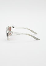 Спортивные очки 100% RENSHAW - Polished Crystal Haze - HiPER Silver Mirror Lens