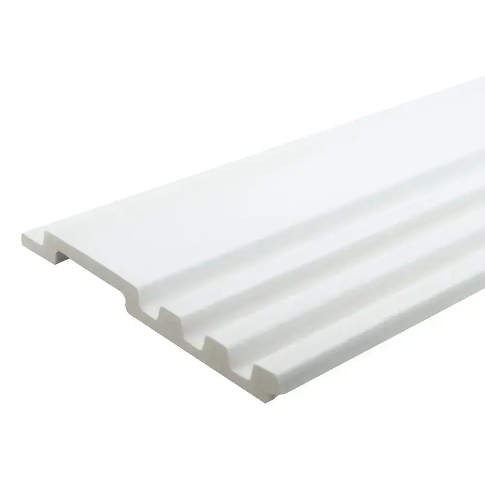 Стеновая панель 3D RAIL EAST (2700х120х12мм) Коралл Белая