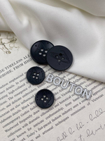 Пуговицы ЛВ. на прокол металлические черные с лого