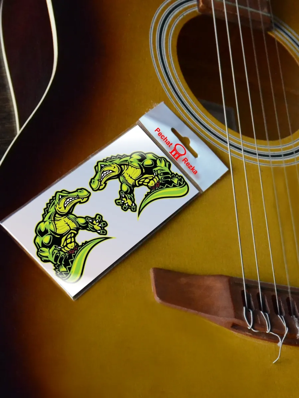 Стикеры - Злой крокодил