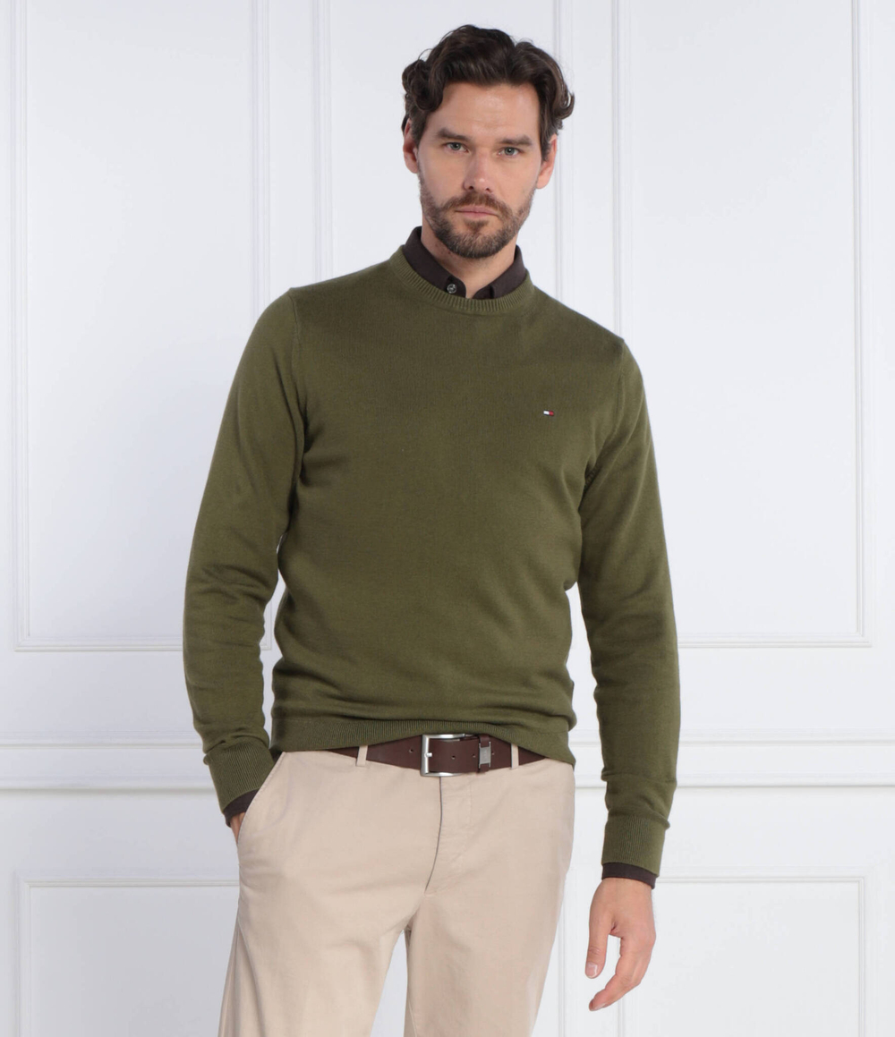 Свитер Tommy Hilfiger - зеленый(MW0MW28046)