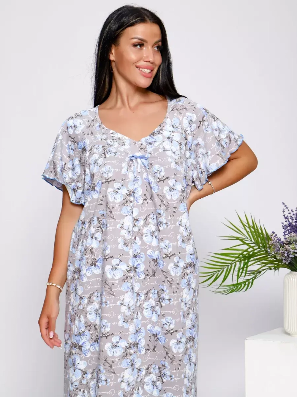 ночная сорочка на большие размеры