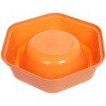 Миска пластиковая «МУРОЧКИН», цвет кораловый, 17*5см/300мл