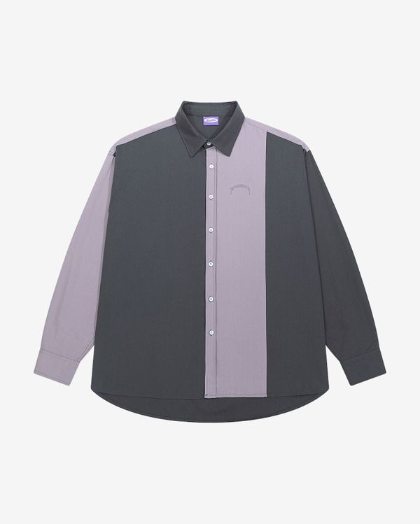 Сорочка мужская Puff лиловая - фото 2