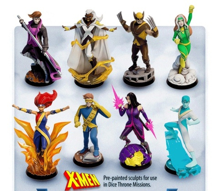 (Сбор) X-Men Pre-painted Hero Scultps