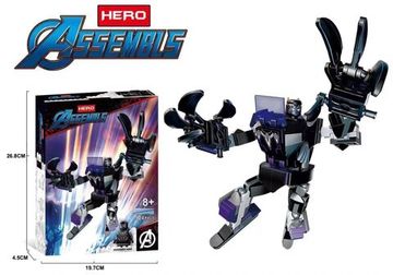 Конструктор Супер герои Марвел "  Робот Чёрная Пантера " , 124 дет.