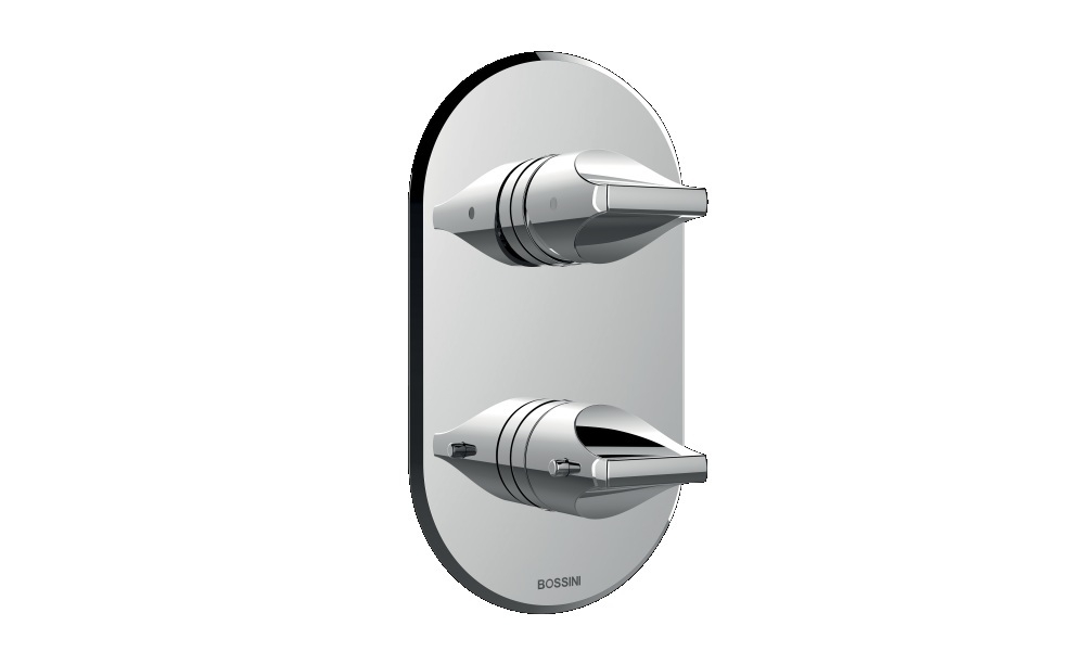 Bossini Apice термостат универсальный на 2-5 выходов, внешняя часть, без арт.Z00125, цвет хром