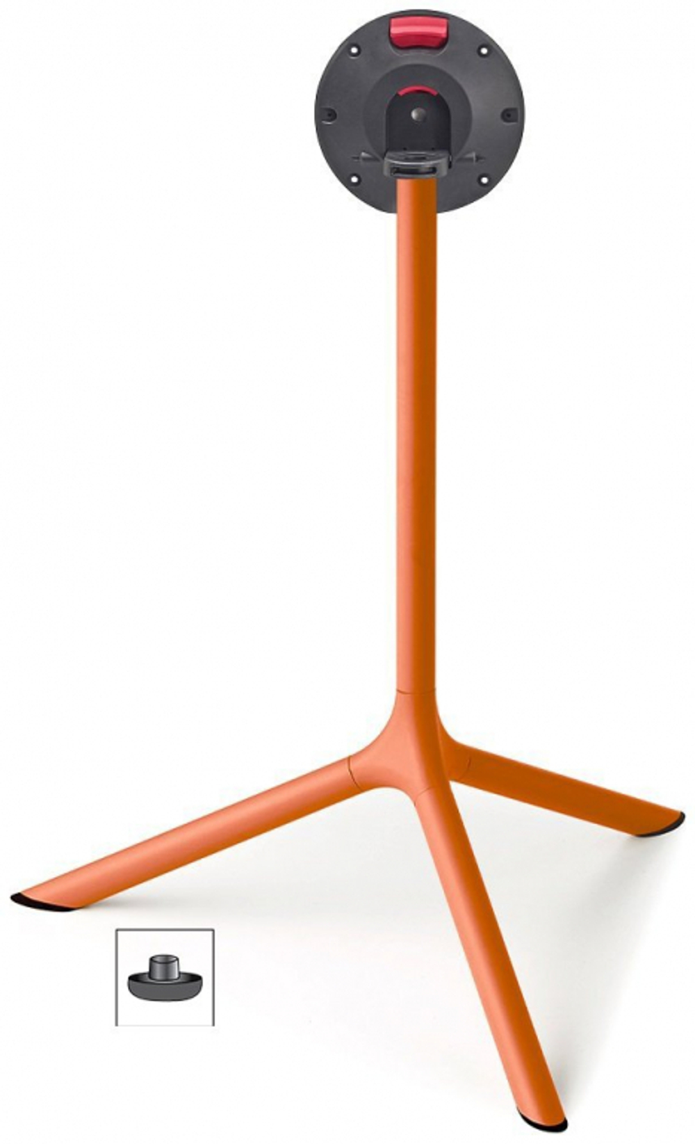 Стол ламинированный обеденный складной Scab Design Tripe Maxi Folding, терракотовый, зернистый