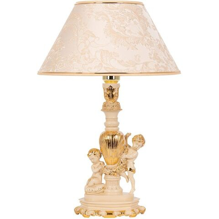 Настольная лампа Путти Айвори с абажуром №38 Каледония Айвори
