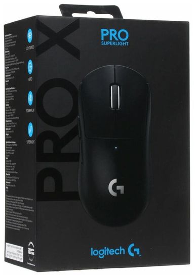 Беспроводная игровая мышь Logitech Pro x superlight, черный