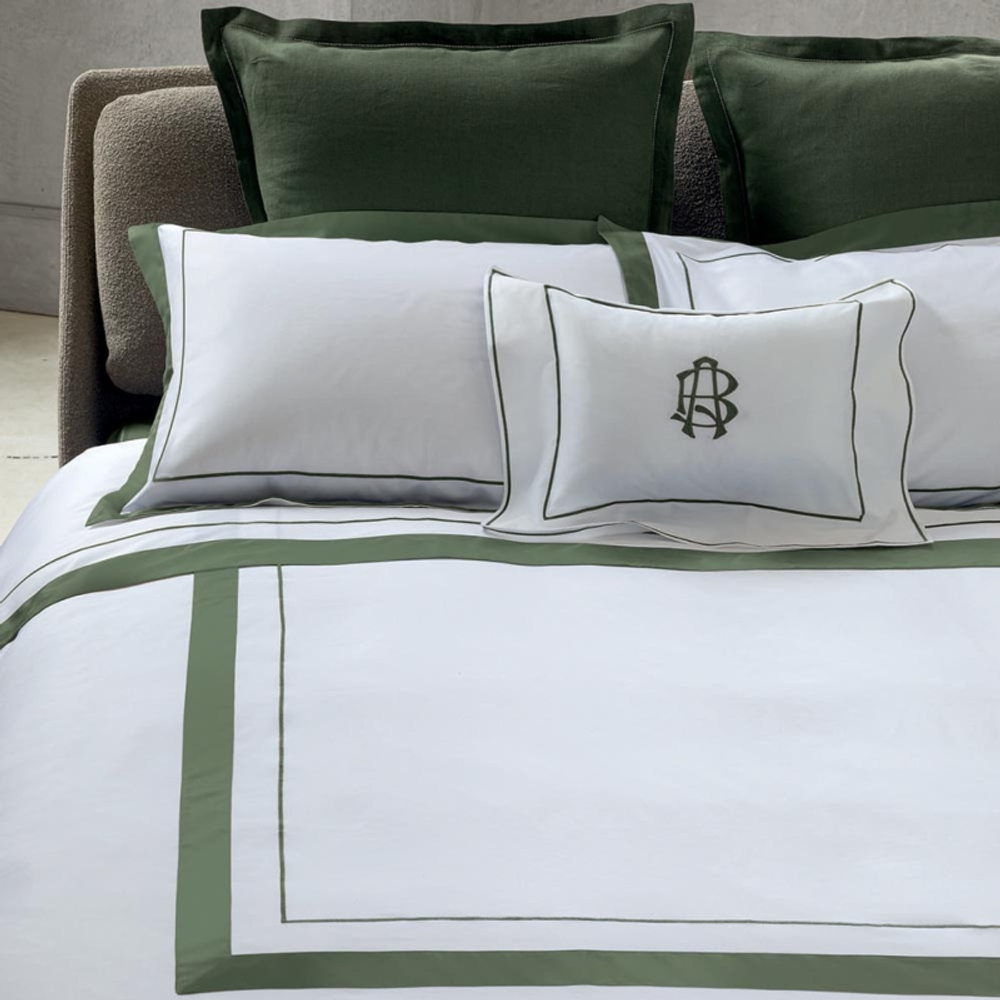 Постельное белье Darsena (240 x 220 см) Bianco/Verde Bosco