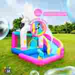 Батут на дачу для детей "Приключение единорога" 3,55*3*3 м