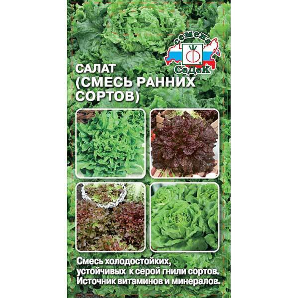 Салат Смесь ранних сортов Седек