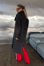 Пальто из шерсти в комплекте с жилетом