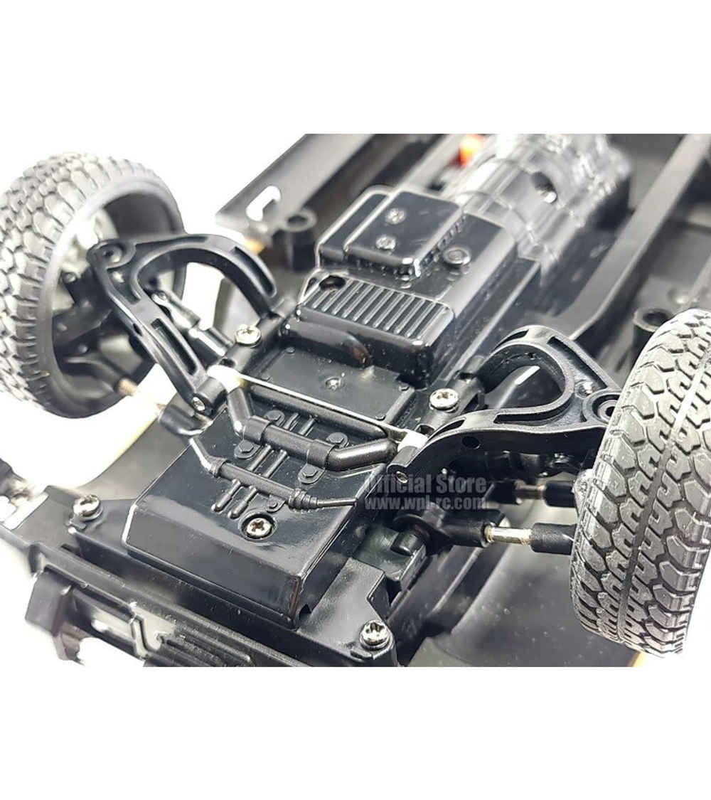 Радиоуправляемая машина WPL пикап Hilux Crew Cab (белая) 4WD 2.4G 1/16 RTR