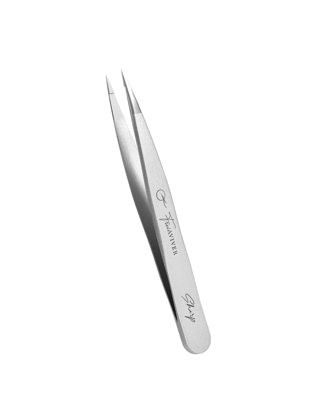 FreiAVIVER Точечный пинцет для бровей Sharp, серебро
