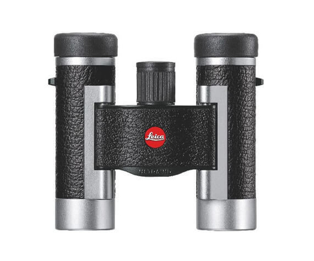 Бинокль Leica SilverLine 8x20, кожа, серебристый корпус