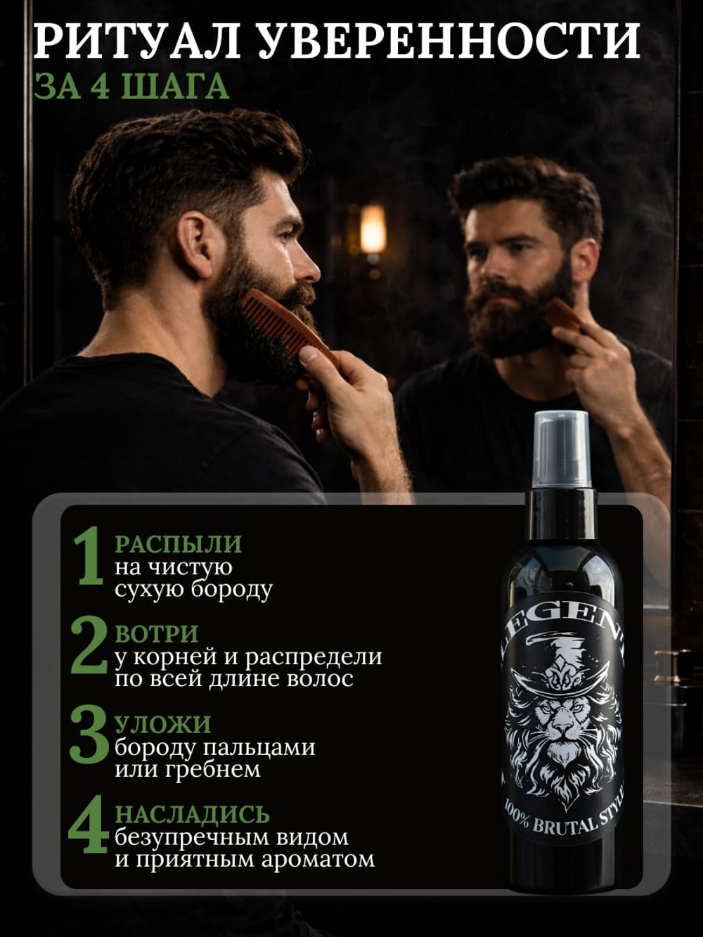 ТОНИК-УХОД для БОРОДЫ INTELEGENTOFF