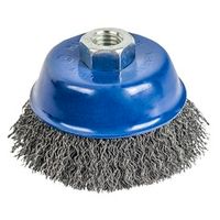 Кордщетка чашеобразная 90 мм М14 для УШМ проволока сталь ПРАКТИКА