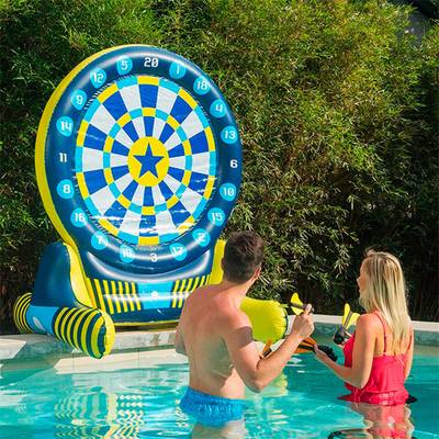 Надувной герметичный дартс «Аква» диаметр 1,5 м, размер 1,5×1×1,5 м