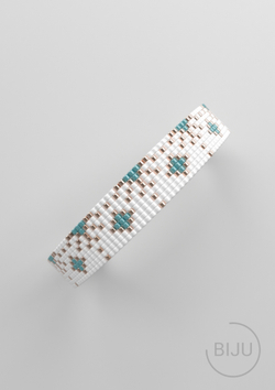 Схема LOOM, Схема браслета на станке, узор из Miyuki Delica 11/0, файл PDF, №434L