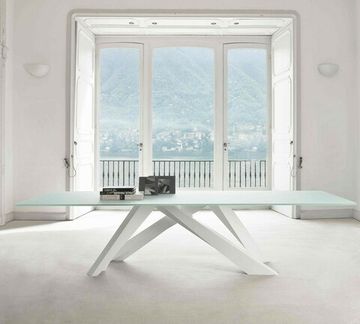 дизайнерский стол BONALDO AMOND GLASS ( by Steel Arts)