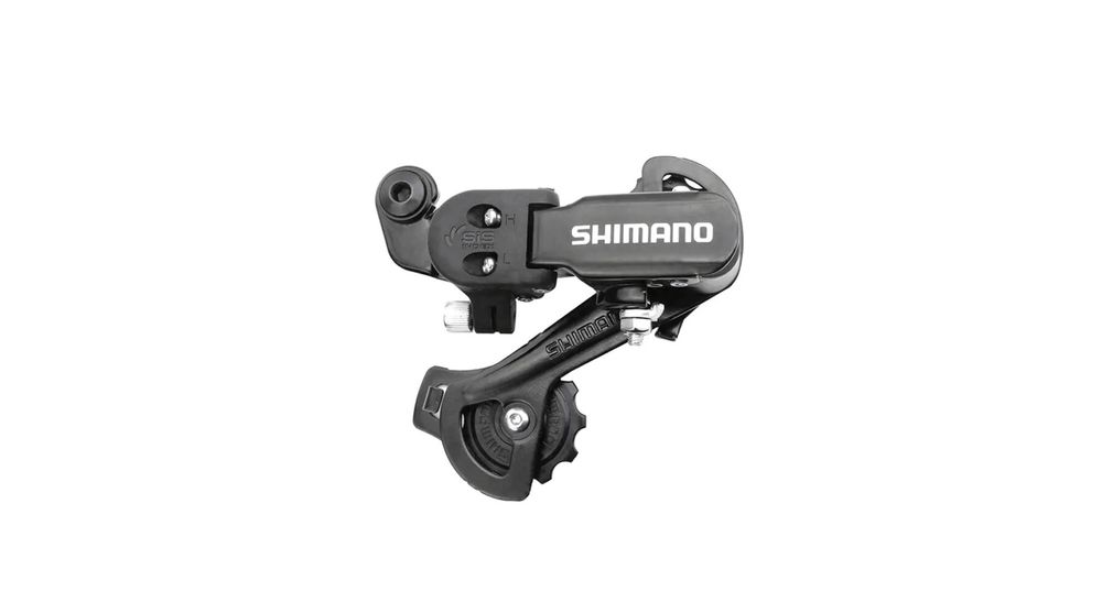 Переключатель задний Shimano Tourney, TZ31, GS, 6-7 скоростей, крепление на болт, черный, без упаковки