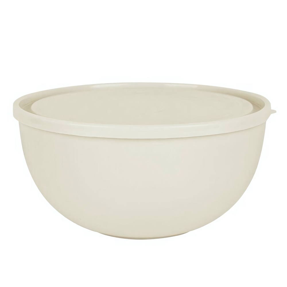 Салатник Plast Team Galaxy с крышкой 2,5л 218х212х105 мм молочный туман