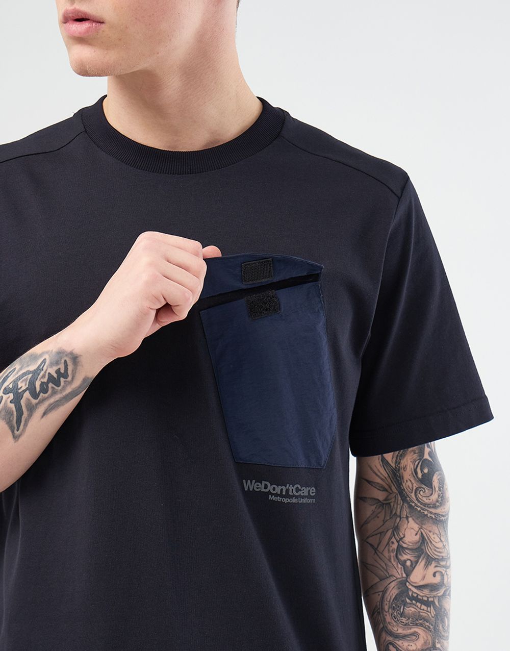 Футболка We Don’t Care Pocket T-shirt Navy