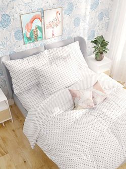 Простынь Сказка "Фламинго" 150х215 см, перкаль