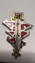 Новогодняя брошь елочка