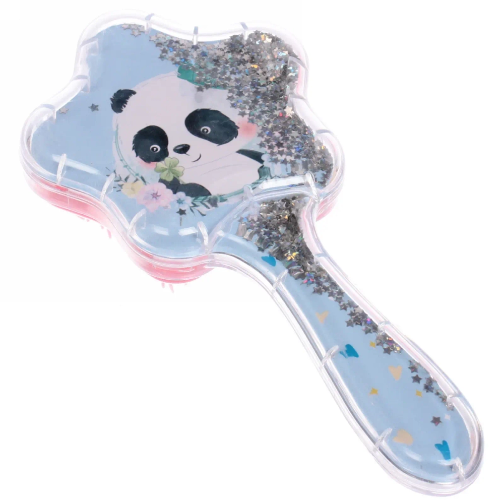 Расческа массажная детская «Gloria», Зверята, цвет микс , на подвесе, 17*8см