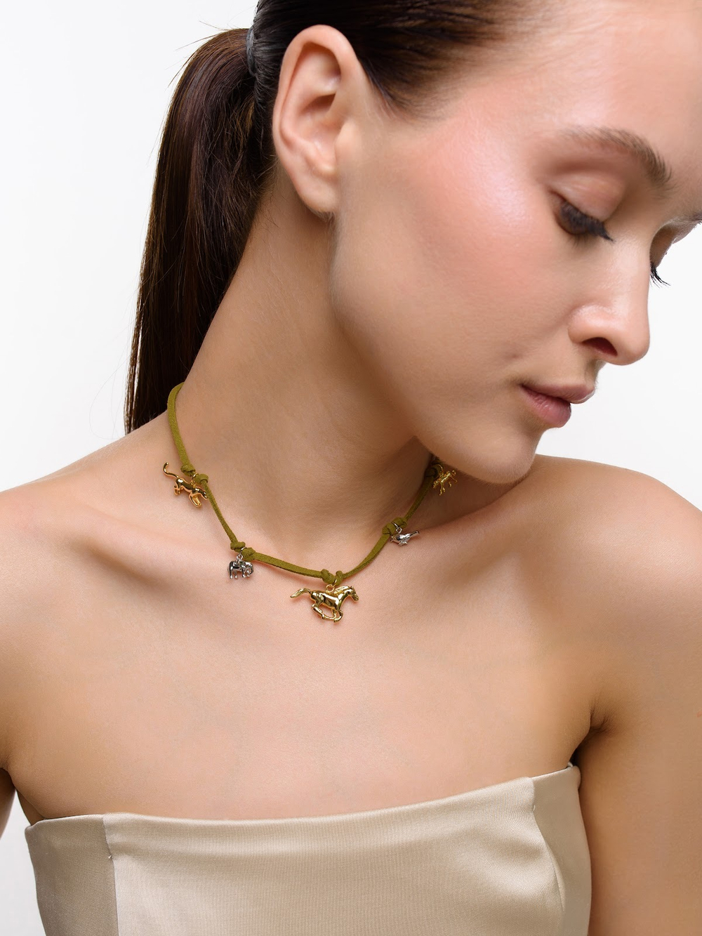 Чокер "Animals" Khaki