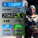 Игровой компьютер PROBOOK PC (Intel Core i5-12400F, RAM 16ГБ, SSD 512ГБ, NVIDIA GeForce RTX 2060 Super, Win 11 Pro)