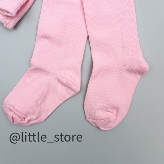 Колготки хлопковые, Светло-розовые