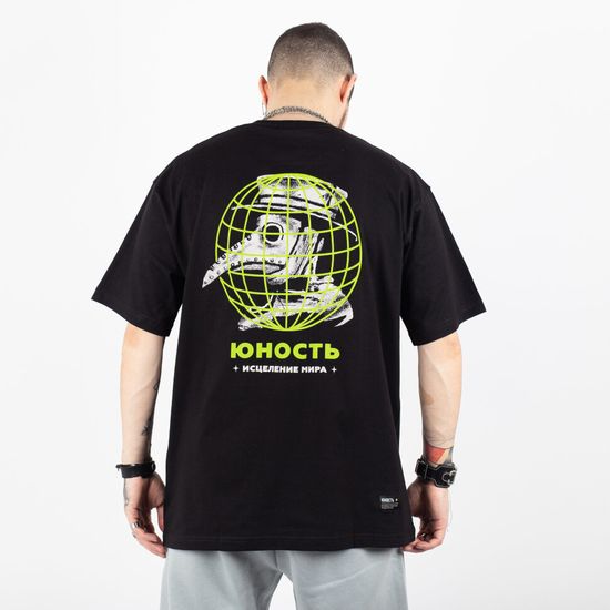 Футболка ЮНОСТЬ™ x Shamanized «Исцеление Мира» (Черный)