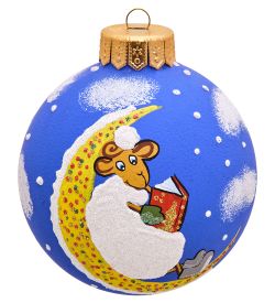 Элита НФШ-1456/1 Ел.украшение Шар «Барашек на месяце» 100 мм