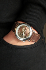 Часы скелетоны механические Power Dark YOURTIME