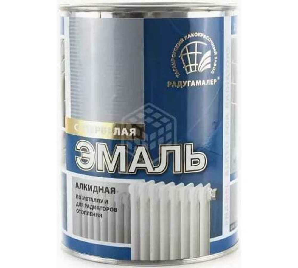Эмаль ДЛЯ РАДИАТОРОВ отопл. белая алкидная 0,4 радуга