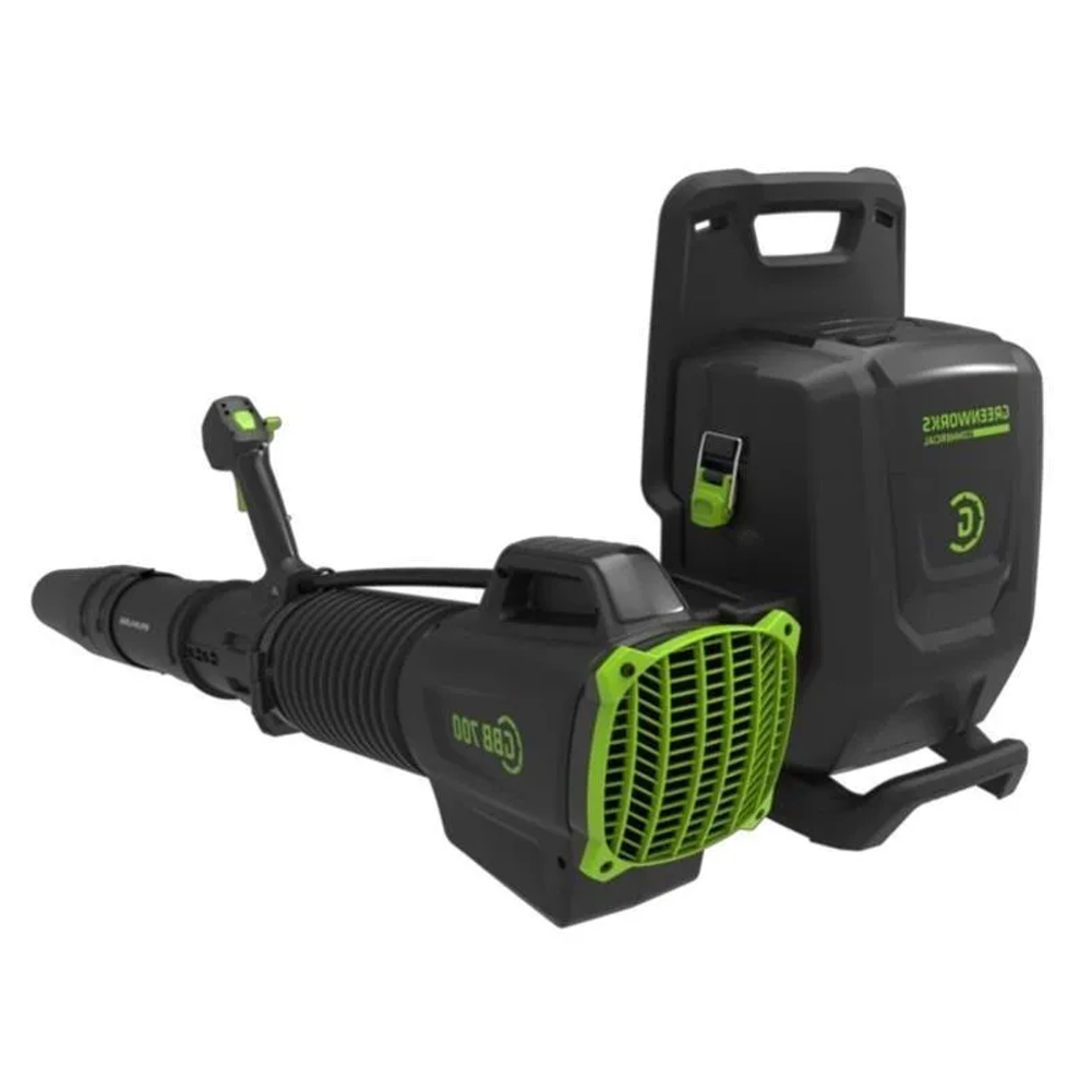 Воздуходув ранцевый Greenworks GC82B13 82V (266 км/ч) бесщеточный аккумуляторный -  АКБ 2.5 А/Ч зарядка G82C / 82V 1.9А