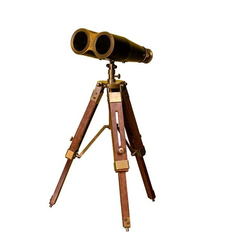 Бинокль кожаный на ножке