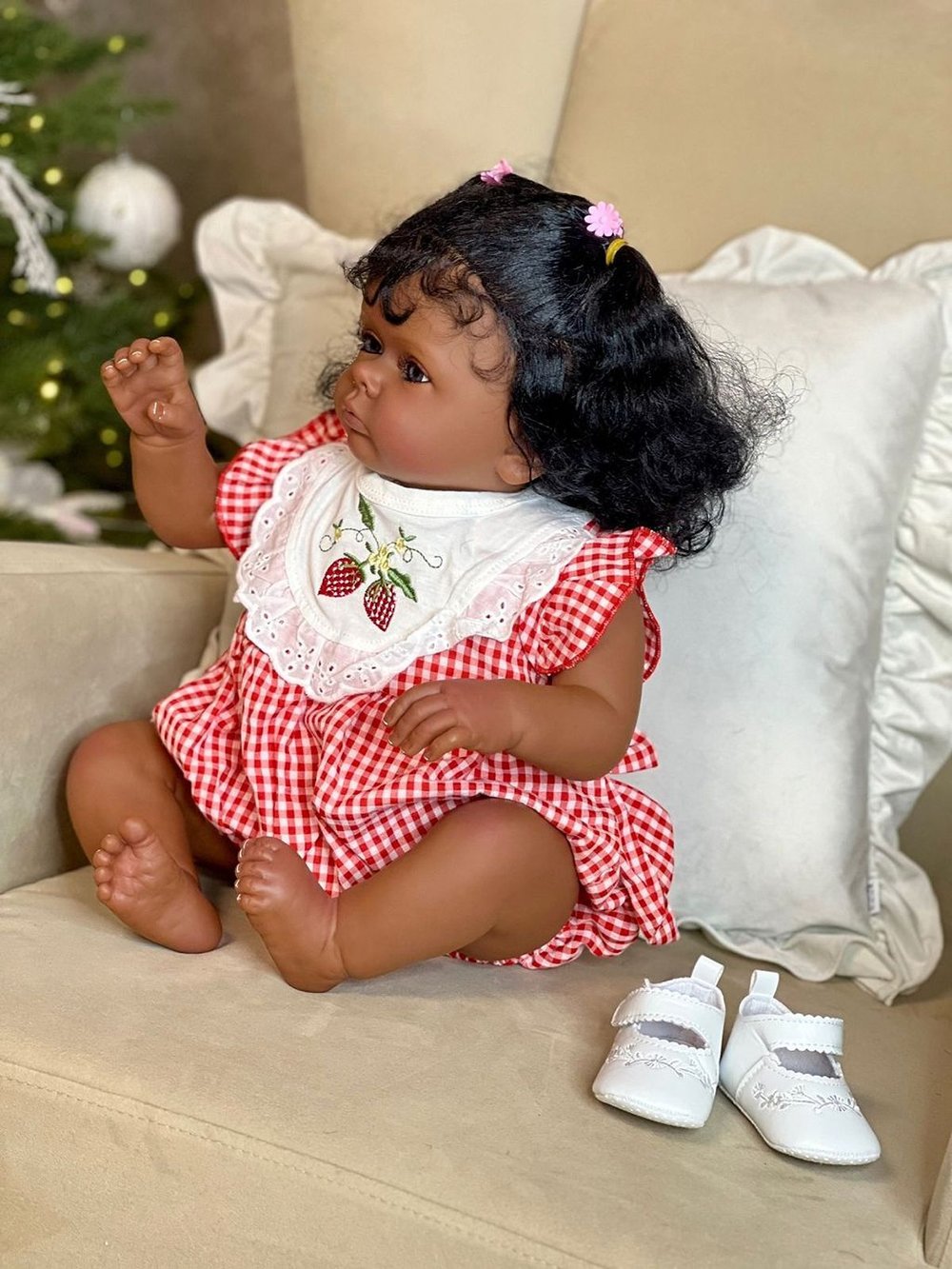 Кукла Реборн мягконабивная 60см в пакете (FA-586)