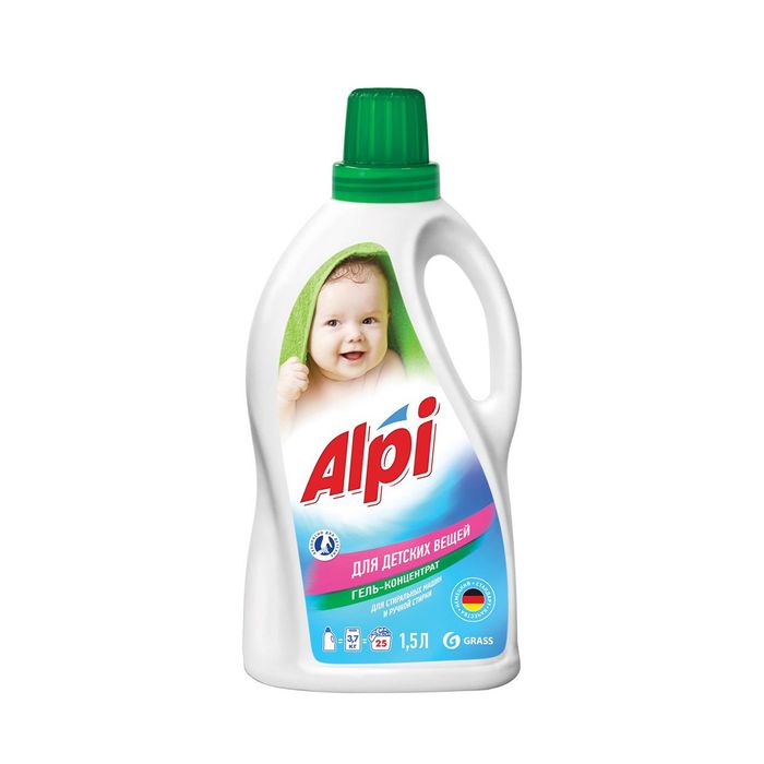 Гель-концентрат для детских вещей ALPI 1,5l Grass